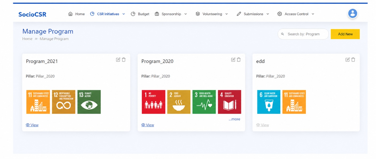 Enterprise CSR Management Platform (SaaS)